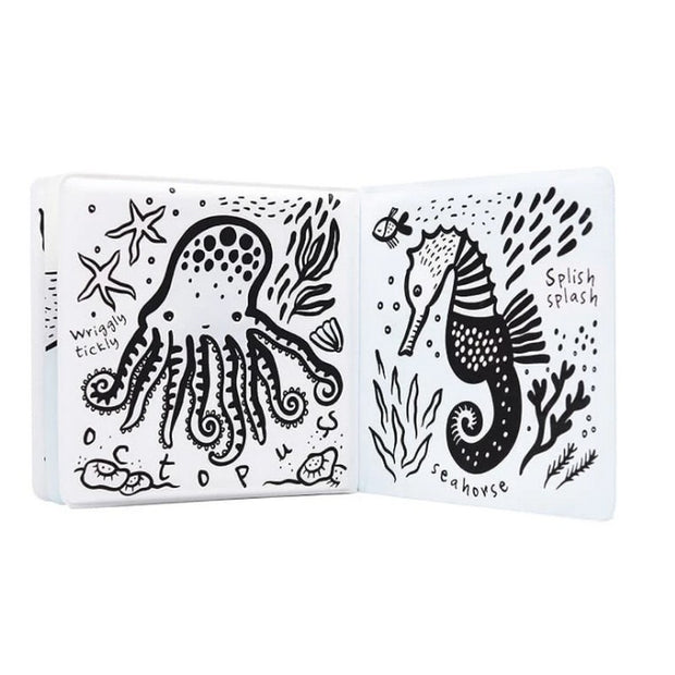 WEE GALLERY - Livre de bain pour l'éveil des enfants - Color Me Ocean - changement couleur