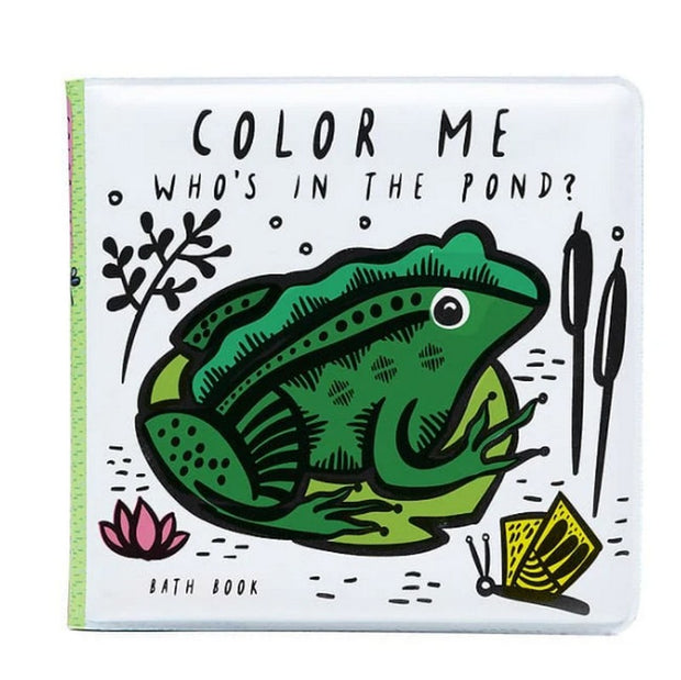 WEE GALLERY - Livre de bain résistant à l'eau - Color Me Pond