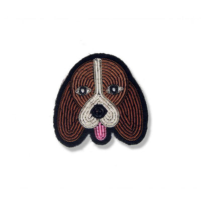 Broche Brodée Beagle - Macon&Lesquoy