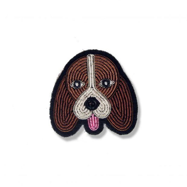 Broche Brodée Beagle - Macon&Lesquoy