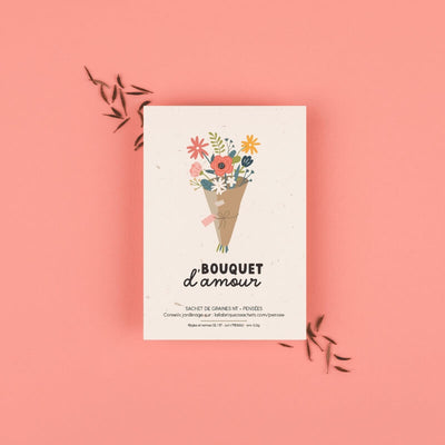 " Bouquet d’Amour " Sachet de Graines de Pensées - La Fabrique à Sachets