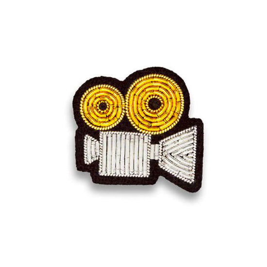 Broche brodée - Caméra