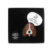 Broche Brodée Beagle - Macon&Lesquoy