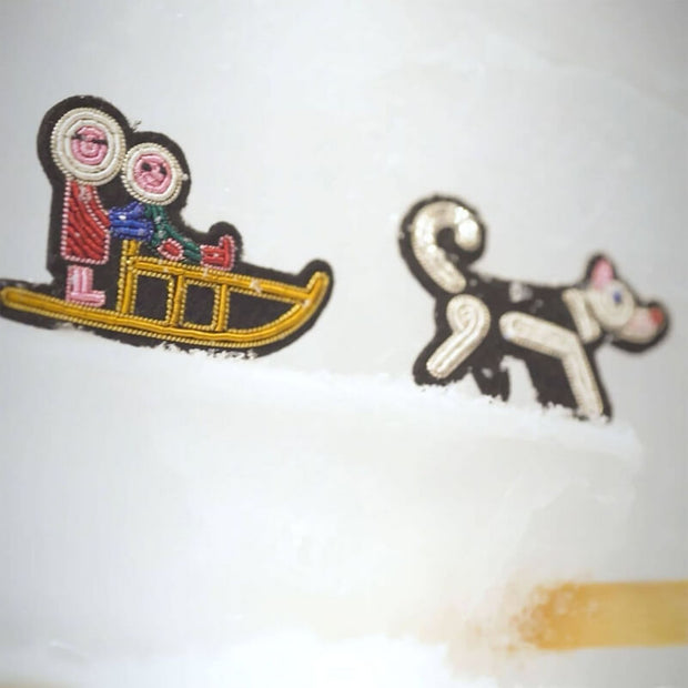 Broche Brodée Husky - Macon&Lesquoy