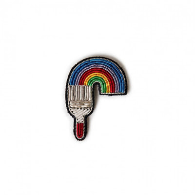 Broche Pinceau arc en ciel - Macon et Lesquoy