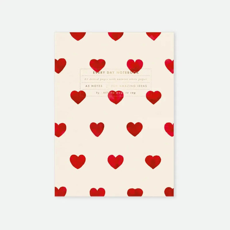 Carnet A5 "Hearts" - All The Ways To Say