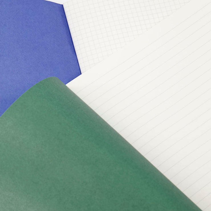 Carnet d'études - Bleu/Vert