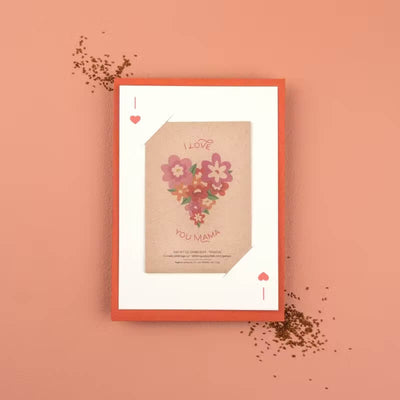 "I Love You Mama" Carte et Sachet de Graine Fête des Mères - La Fabrique à Sachets