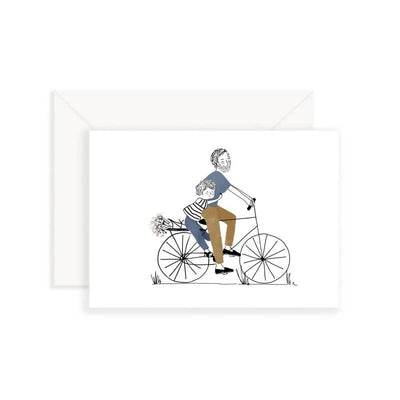 Carte Balade à Vélo Papa Garçon - My Lovely Thing