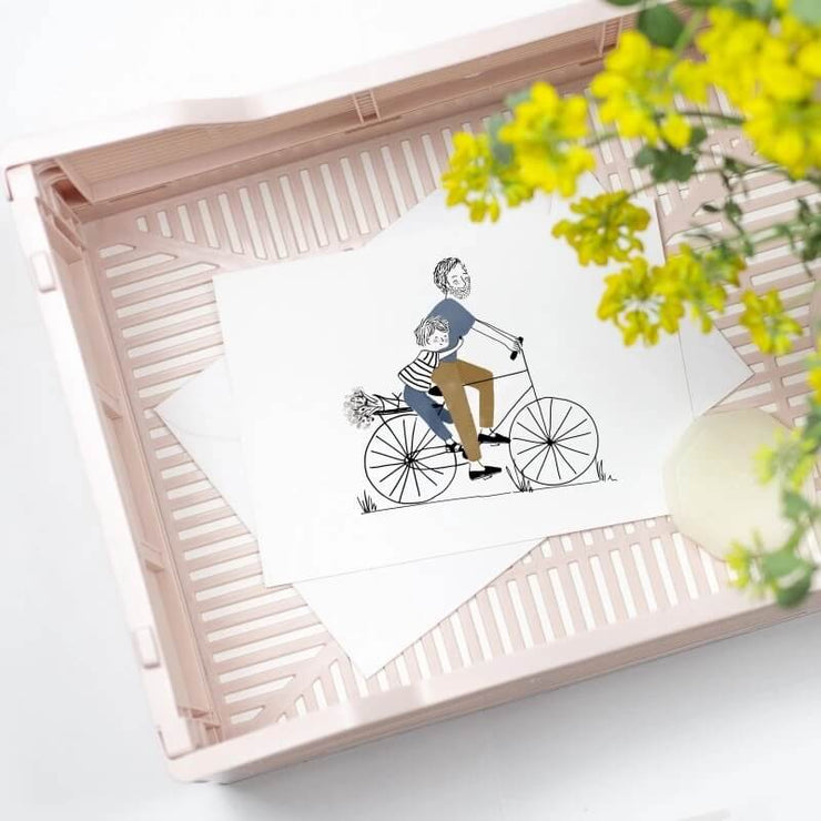 Carte Balade à Vélo Papa Garçon - My Lovely Thing