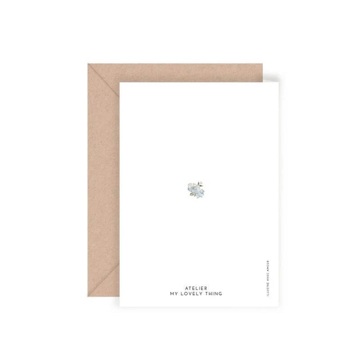 Carte double bienvenue Fille - My Lovely Thing