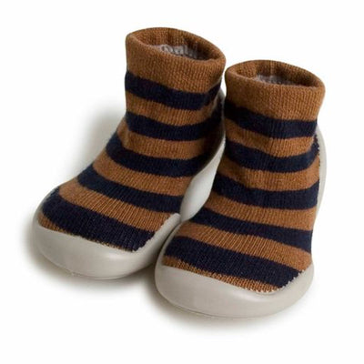 Chaussons cachemire et laine - Chocolatine