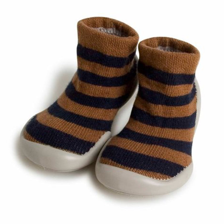 Chaussons cachemire et laine - Chocolatine