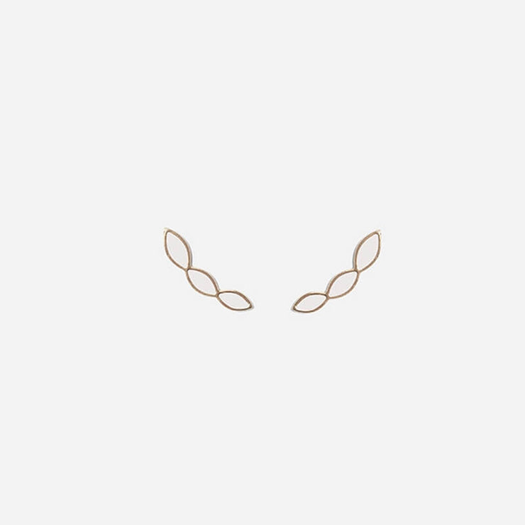 Boucles d'oreilles Brook - Ivoire