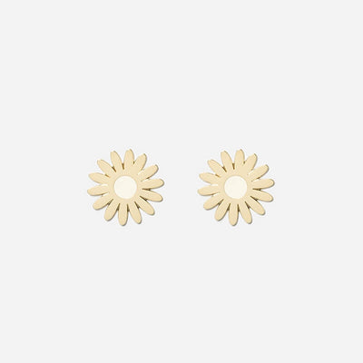 Boucles d'oreilles Daisy- Ivoire