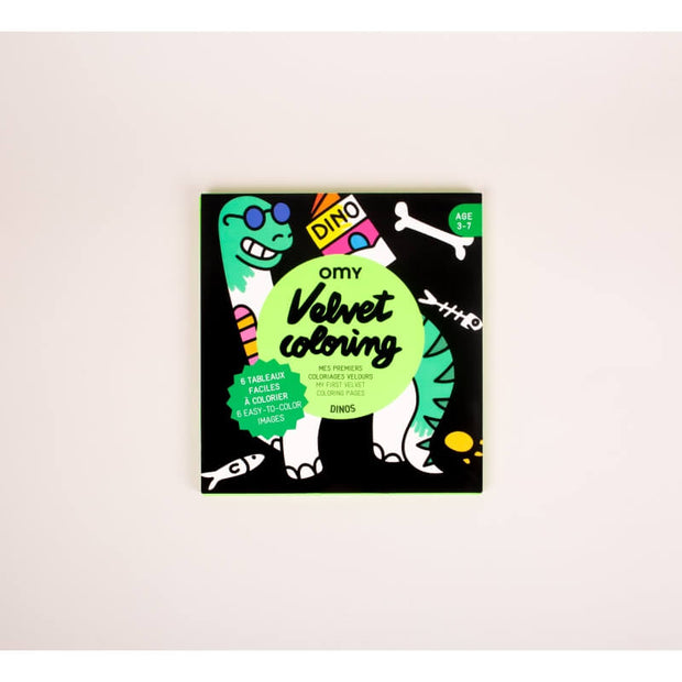 Coloriage Velours Dinos - OMY