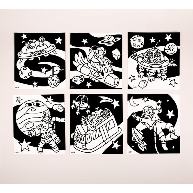 Coloriage Velours Cosmo - OMY