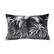 Coussin Jungle Velvet Noir - Present Time