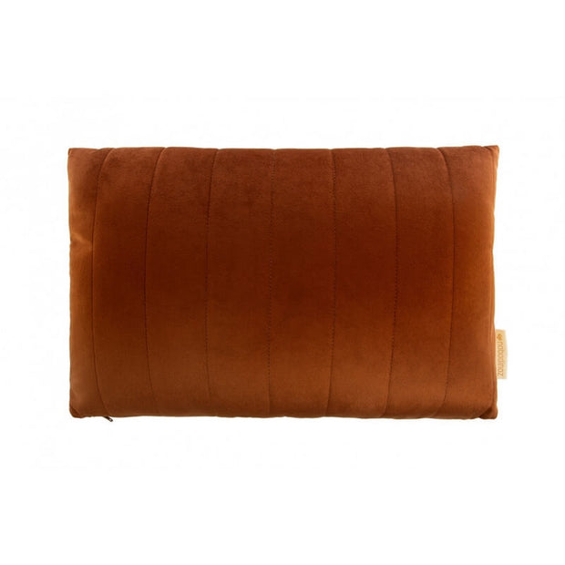 Coussin Akamba Velours Marron - Nobodinoz