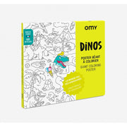 Poster Géant A Colorier "Dinos" - OMY