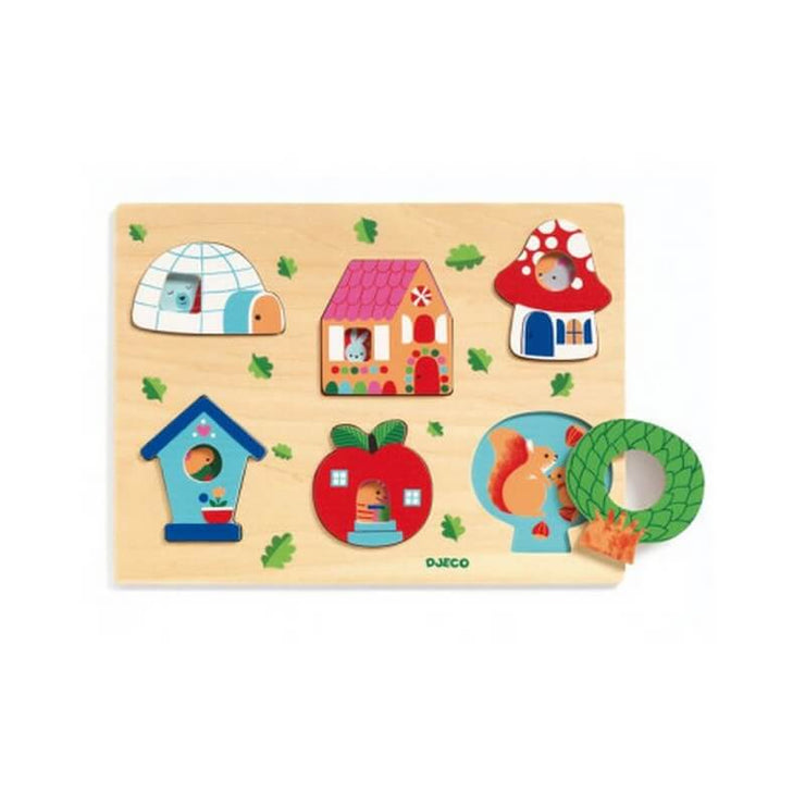 Puzzle en bois - Coucou House