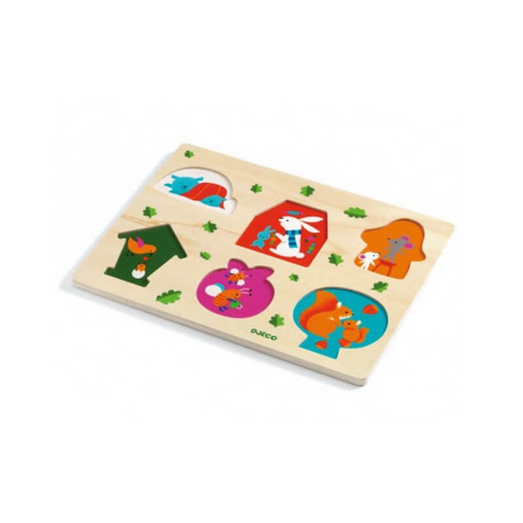 Puzzle en bois - Coucou House
