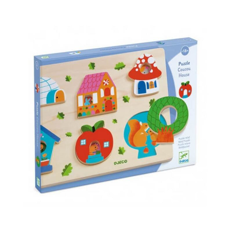 Puzzle en bois - Coucou House