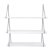 Etagère triple blanche en bois et métal - Rose in April