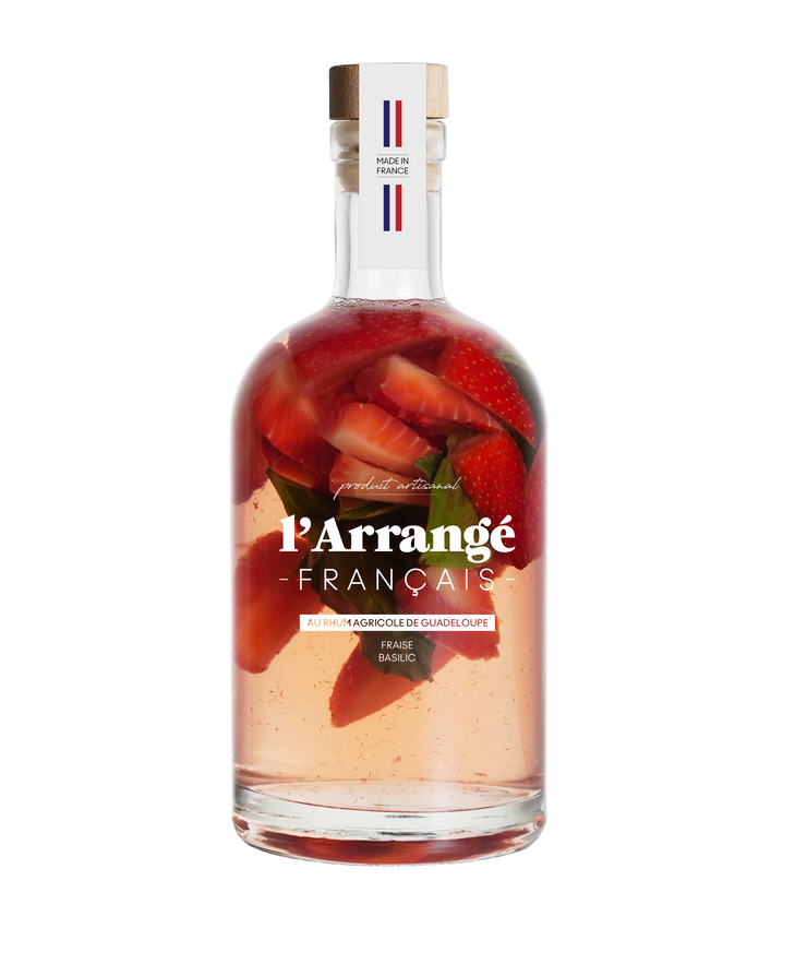 Rhum Arrangé : Fraise - Basilic