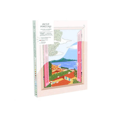 Kit de Peinture au Numéro " Fenêtre Ouverte sur Naples " - La Petite Epicerie