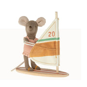 Figurine Souris Petite Soeur Surfer - Maileg