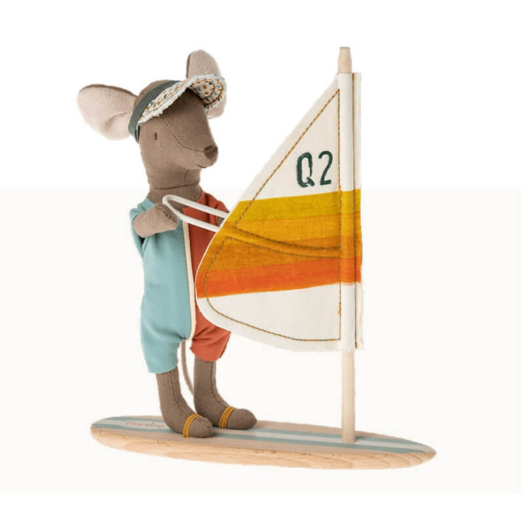 Figurine Souris Grand Frère Surfer - Maileg