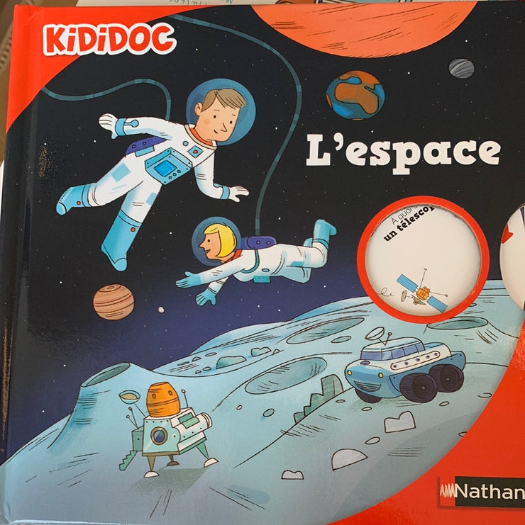 Livre Kididoc l’espace - Nathan