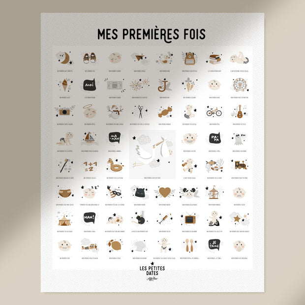 Affiche "Mes Premières Fois" - Les Petites Dates