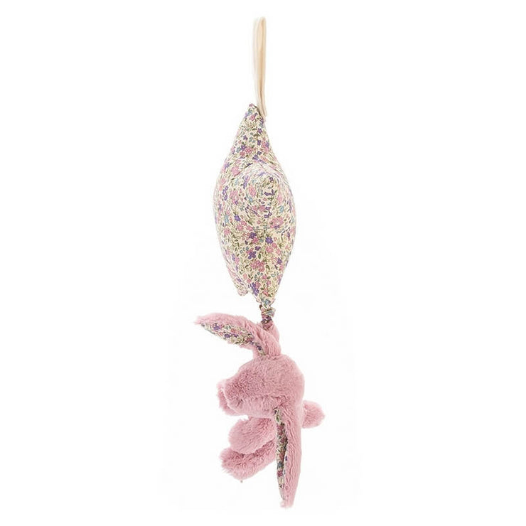 JELLYCAT - Doudou musical lapin Blossom tulip - Liberty rose