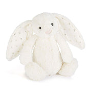 Jellycat - Petit doudou lapin blanc à étoiles