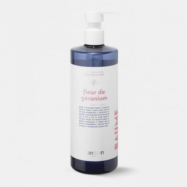 KEROZN - Savon liquide fleur de geranium