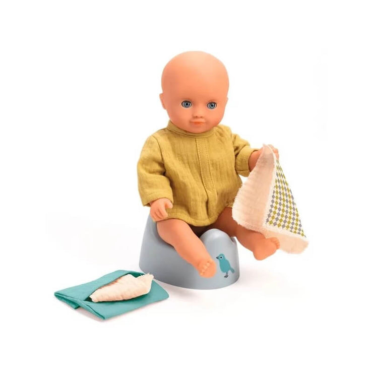 Kit Pot et Lingettes Pour Poupons - Djeco