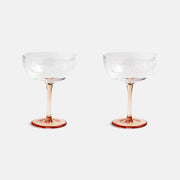 Set de 2 Coupe de Champagne Floral - Klevering