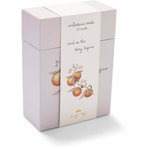 KONGES SLOJD - Cartes étapes "Milestone" - Cadeau de naissance