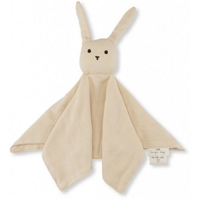 KONGES SLOJD - Doudou plat lapin en coton bio - Sable