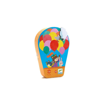 Puzzle silhouette - La montgolfière