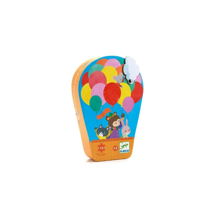 Puzzle silhouette - La montgolfière
