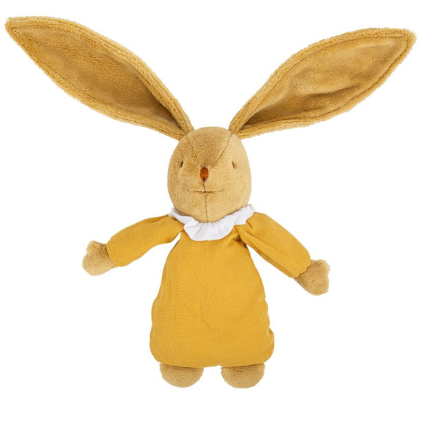 Lapin Nid d'Ange Doudou Musical - Coton Bio Curry