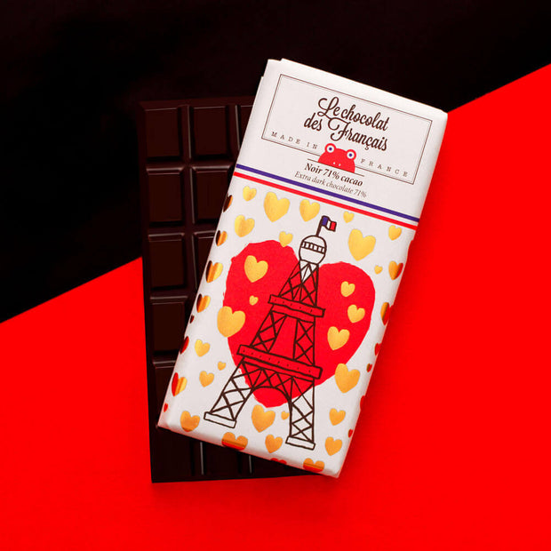 LE CHOCOLAT DES FRANCAIS - Chocolat noir bio 71% - Scene