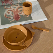 Set de vaisselle Brody Cat Caramel - Liewood