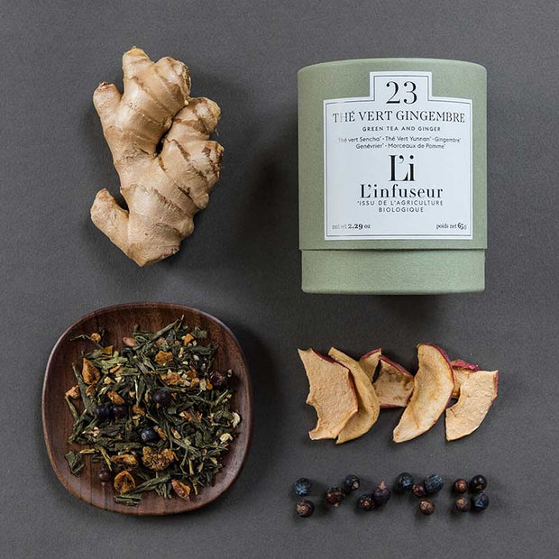 thé vert gingembre bio l'infuseur paris