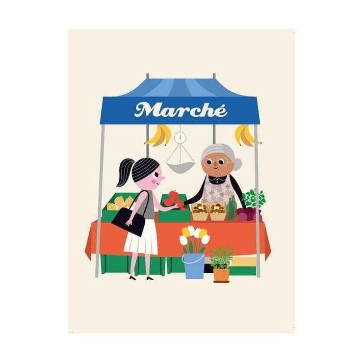 Imagier La Ville - Le marché 