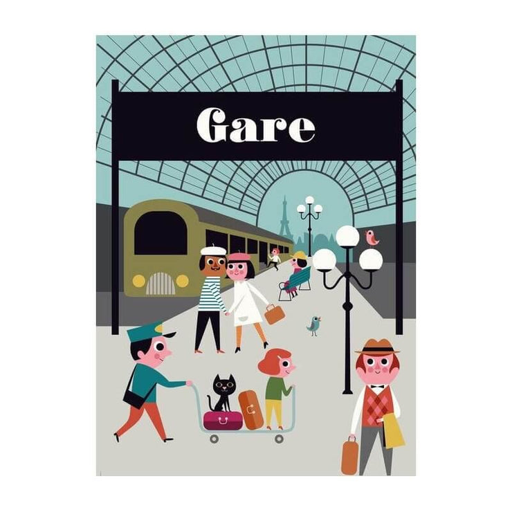 Imagier La Ville - La gare