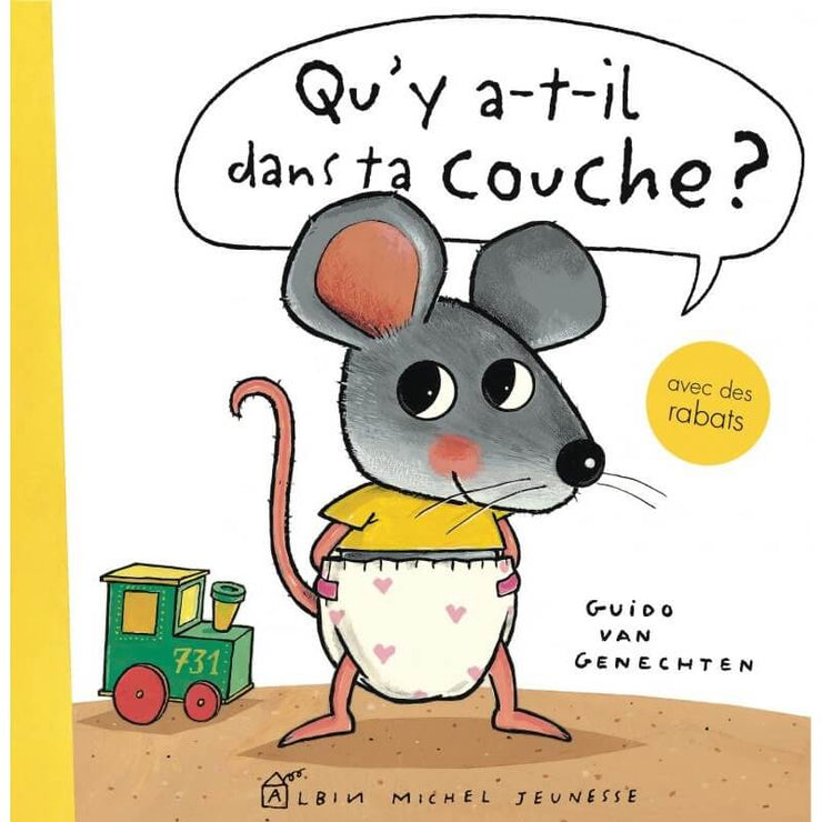 Livre enfant " Qu'y a-t-il dans ta couche ? " - Albin Michel